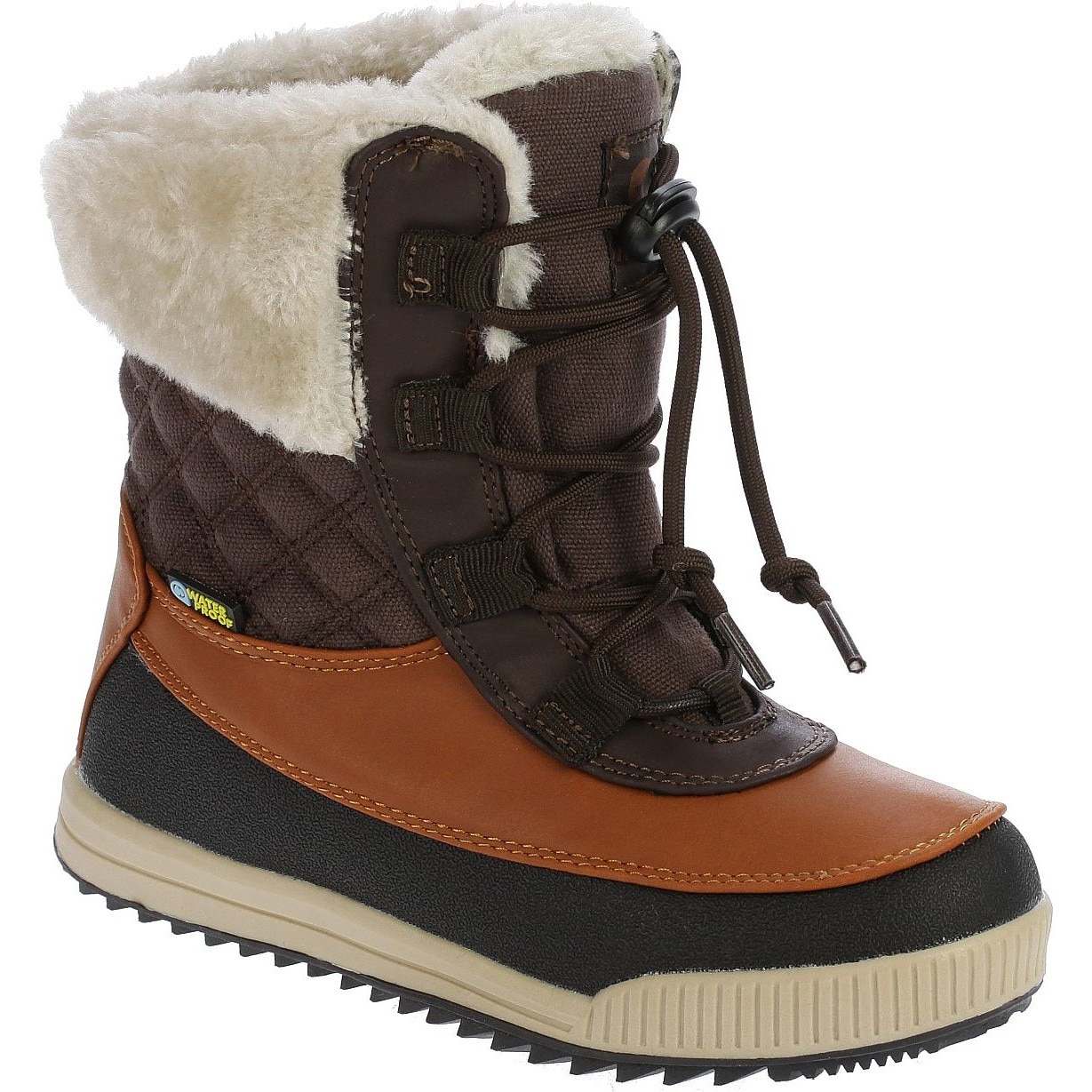 Ghete zapada pentru copii Hi-tec Bamti cafee/saddle brown r. 33