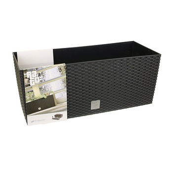 Masca ghiveci,model ratan,forma dreptunghiulara,gri antracit,dimensiune 60cm Masca ghiveci,model ratan,forma dreptunghiulara,gri antracit,dimensiune 60cm