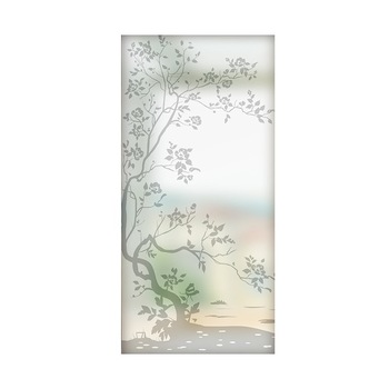 Folie pentru geam decorativa 2 bonzai, 1 m x 2,1 m Folie pentru geam decorativa 2 bonzai, 1 m x 2,1 m