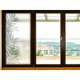 Folie pentru geam decorativa 10 floral, 1 m x 2,1 m