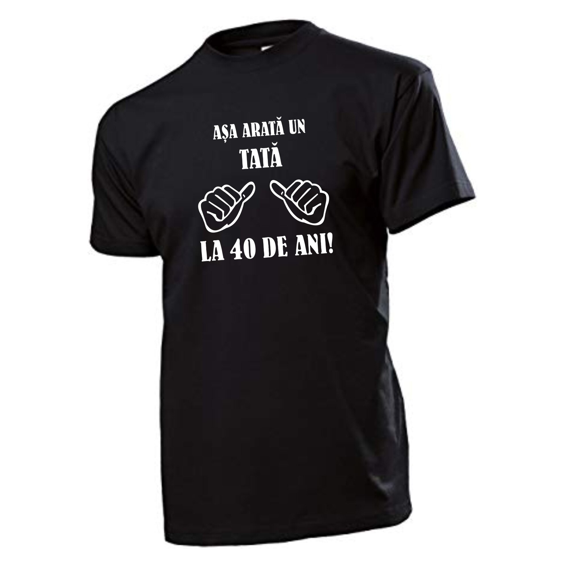 Tricou personalizat, bumbac, Stedman, unisex, negru, marime XL, model 