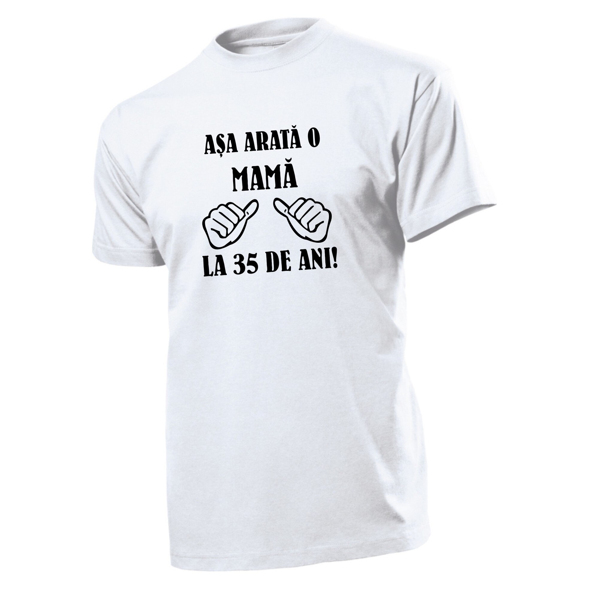 Tricou personalizat, bumbac, Stedman, unisex, alb, marime L, model 