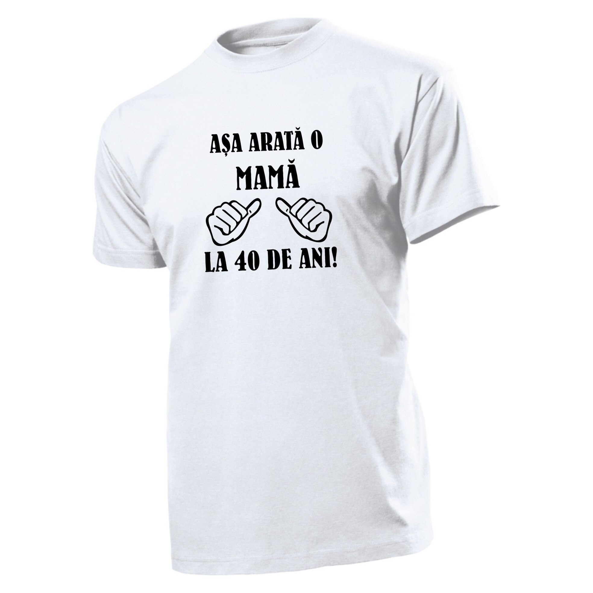 Tricou personalizat, bumbac, Stedman, unisex, alb, marime L, model 