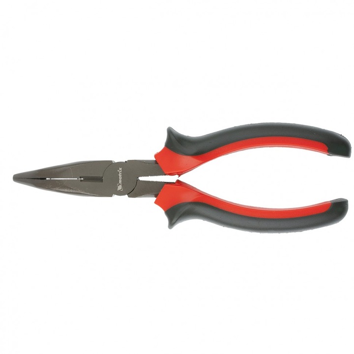 Kombinált fogó, hosszított-görbített" Black Nickel" 160 mm, dupla-betétes nyél MTX