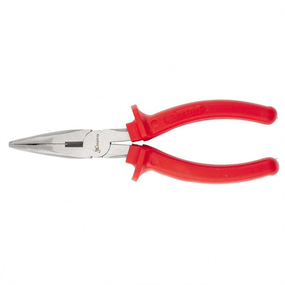 Cleste cu falci alungite indoite Econom, 180 mm, slefuit, manere din plastic, MTX