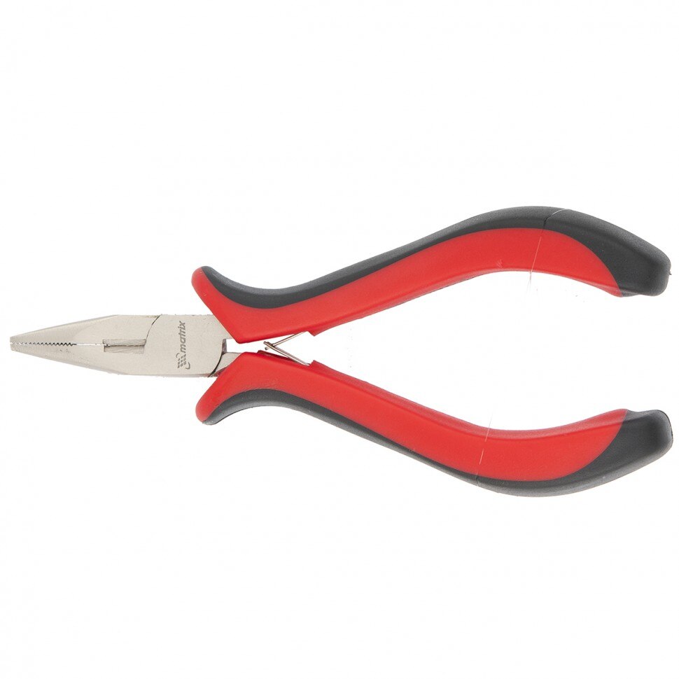 Cleste cu falci alungite drepte Mini, 130 mm, placat cu nichel, manere 2 componente, MTX