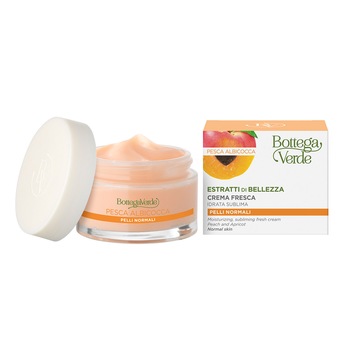 Crema hidratanta cu piersici si caise - Estratti di Belleza, 50 ML, Bottega Verde Crema hidratanta cu piersici si caise - Estratti di Belleza, 50 ML, Bottega Verde