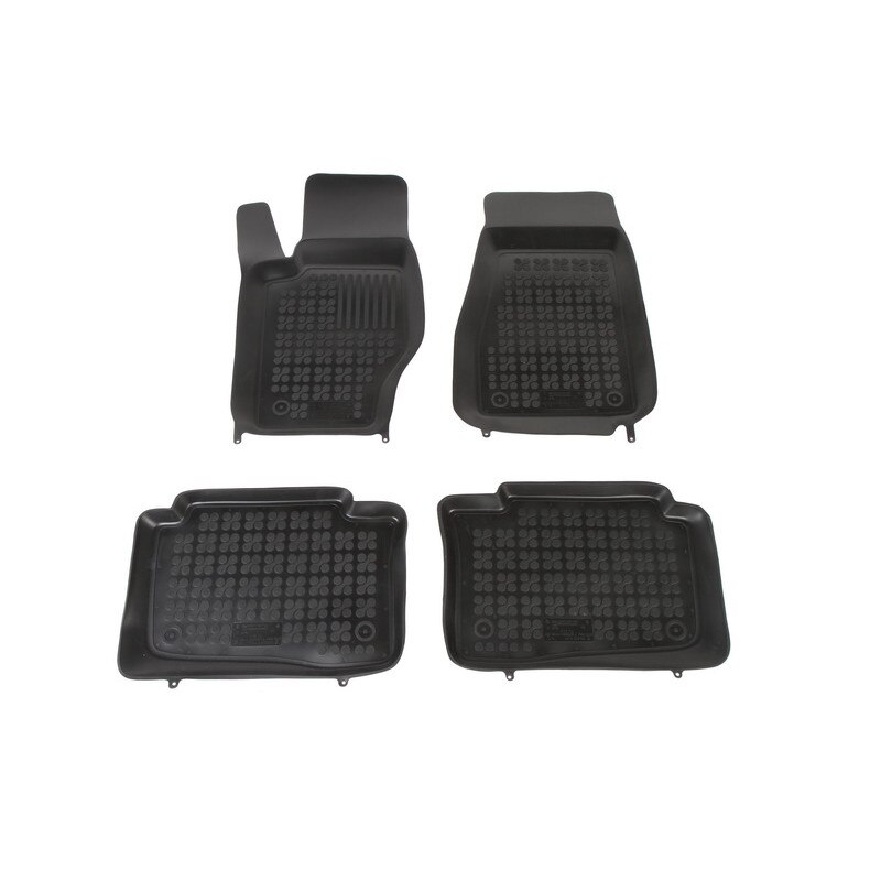 Set 4 covorase auto tip tavita REZAW PLAST, Cauciuc, pentru JEEP GRAND CHEROKEE III 10.04- SUV, Negru