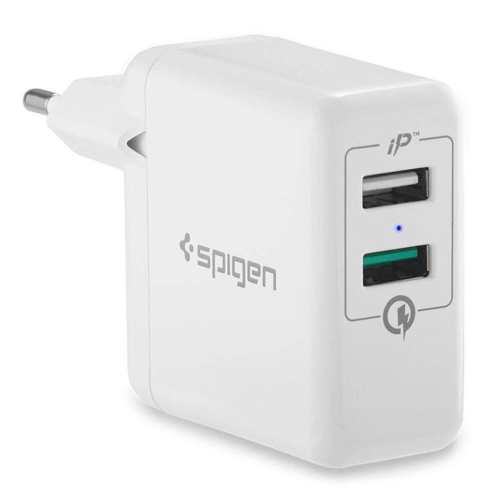 Incarcator retea Spigen F207 Quick Charge 3.0 White