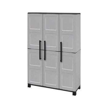 Dulap plastic ArtPlast Idea inalt, balamale de otel si rafturi reglabile 1020x370x1690 mm Dulap plastic ArtPlast Idea inalt, balamale de otel si rafturi reglabile 1020x370x1690 mm