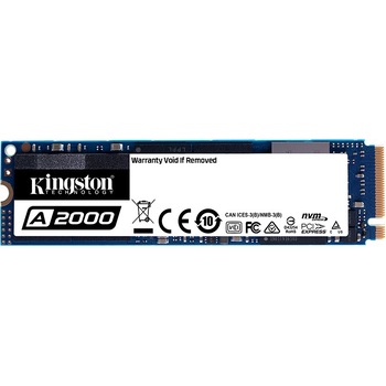 Solid-State Drive (SSD) Kingston A2000, 500GB, NVMe, M.2 Solid-State Drive (SSD) Kingston A2000, 500GB, NVMe, M.2