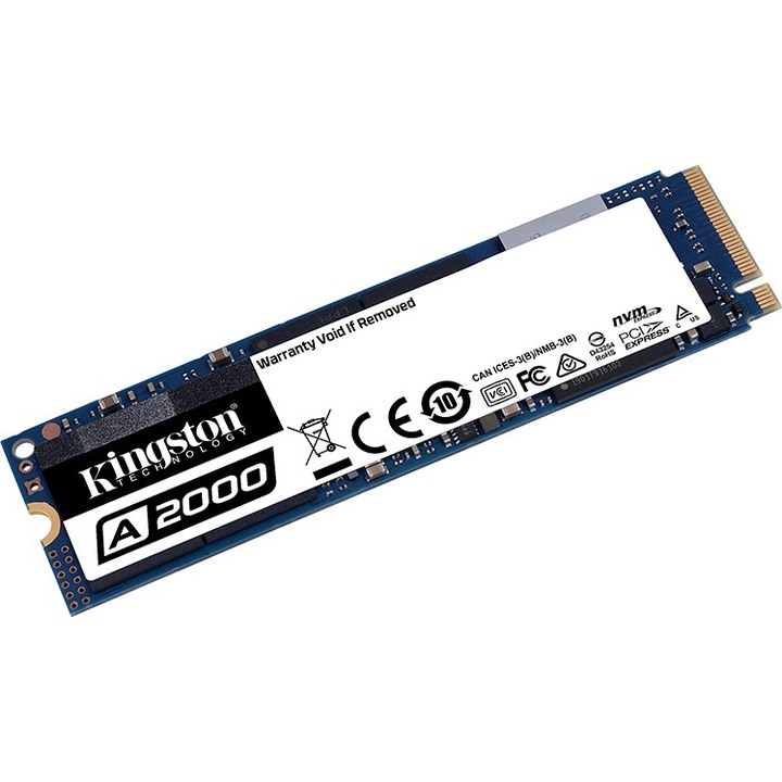 Solid-State Drive (SSD) Kingston A2000, 1TB, NVMe, M.2