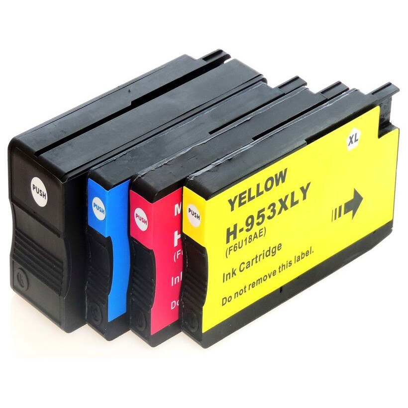 Set 4 cartuse cerneala Graphitek compatibile HP 953XL, pentru HP OfficeJet Pro 7700 Series, 7720 ,7730, 7740 WF , HP OfficeJet Pro 8200 Series, 8210, 8216, 8218, 8710, 8715, 8718, 8719, 8720, 8720, 8725, 8730, 8740, 6.800 pagini