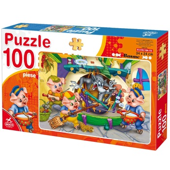Puzzle Deico Games Basme, 100 piese Puzzle Deico Games Basme, 100 piese