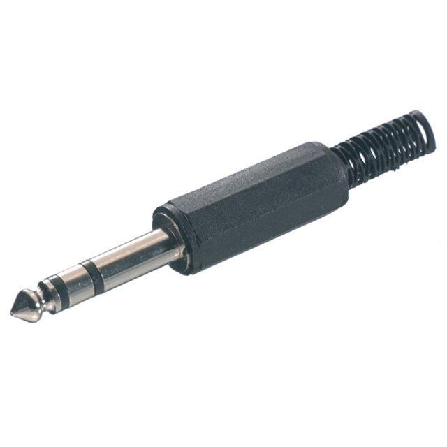Adaptor audio, Jack 6.3mm, negru, Vivanco