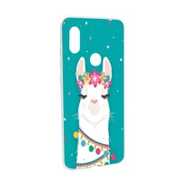Husa de protectie Lovely Lama pentru Xiaomi Mi Mix 2S, rezistenta la uzura, anti-alunecare, din silicon Premium, W248
