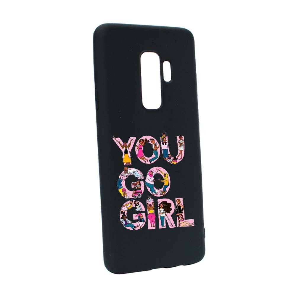 Husa de protectie Girl Power pentru Samsung Galaxy S9 Plus, rezistenta la uzura, anti-alunecare, din silicon Premium, B250
