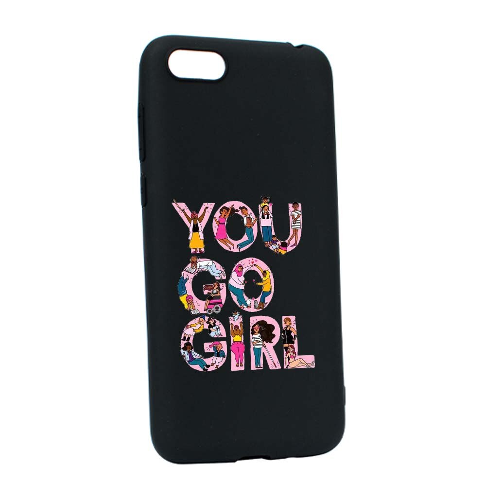 Husa de protectie Girl Power pentru Apple iPhone 6 / 6S, rezistenta la uzura, anti-alunecare, din silicon Premium, B250