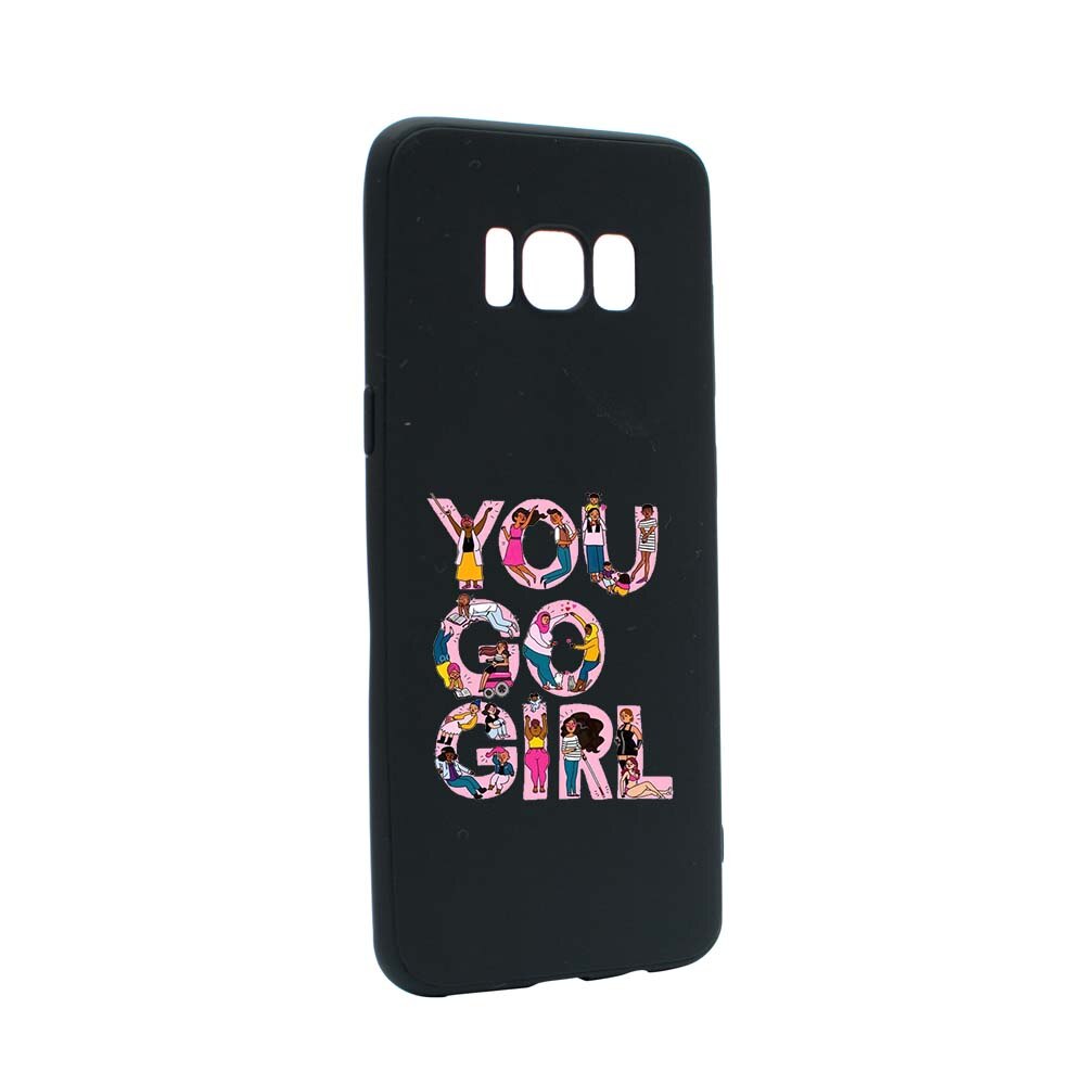 Husa de protectie Girl Power pentru Samsung Galaxy S8 Plus, rezistenta la uzura, anti-alunecare, din silicon Premium, B250