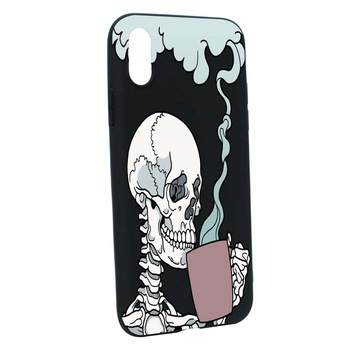 Husa de protectie Thinking Skull pentru Apple iPhone XS Max, rezistenta la uzura, anti-alunecare, din silicon Premium, B252 Husa de protectie Thinking Skull pentru Apple iPhone XS Max, rezistenta la uzura, anti-alunecare, din silicon Premium, B252