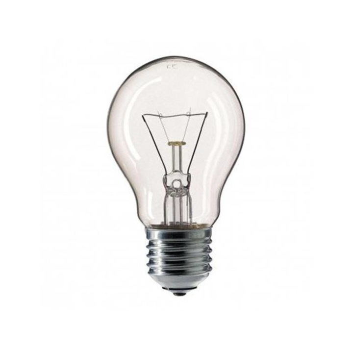 Lampa sfera mini transparenta cu baza E14 220V 40W