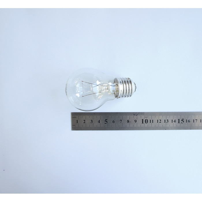 Лампа обикновена прозрачна с цокъл E27 220V 40W - eMAG.bg