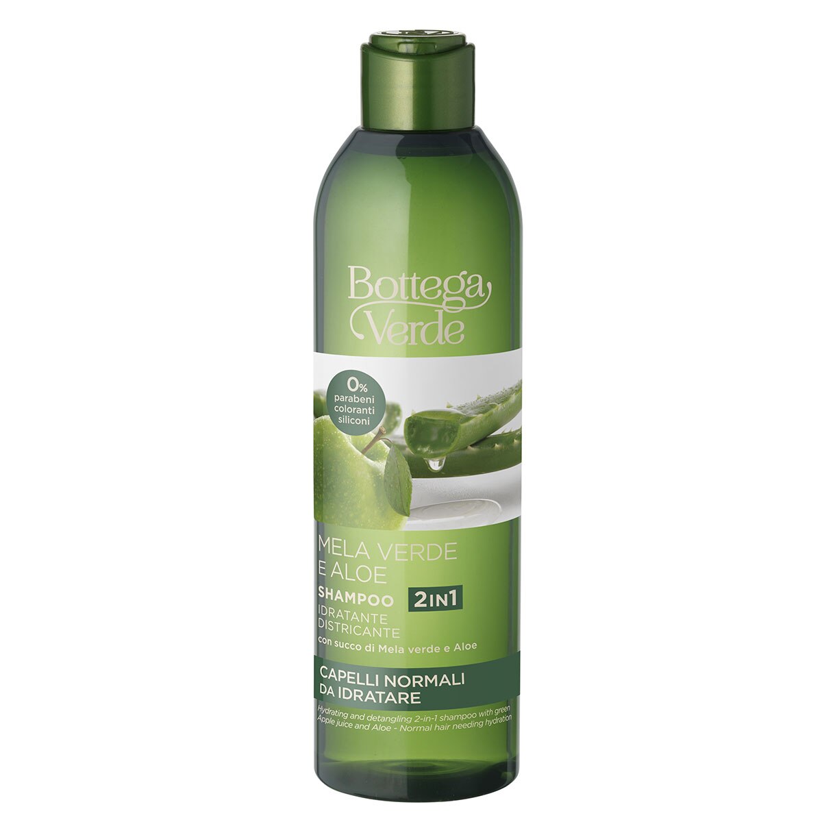 Sampon hidratant cu aloe si mar verde, 250 ML, Bottega Verde