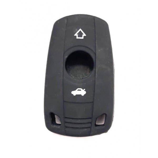 Husa cheie auto din silicon, SIL 018, BMW, E60 E90, 3 butoane, negru