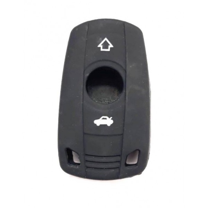 Силиконов калъф за автомобилен ключ, SIL 018, BMW, E60 E90, 3 бутона, Черен