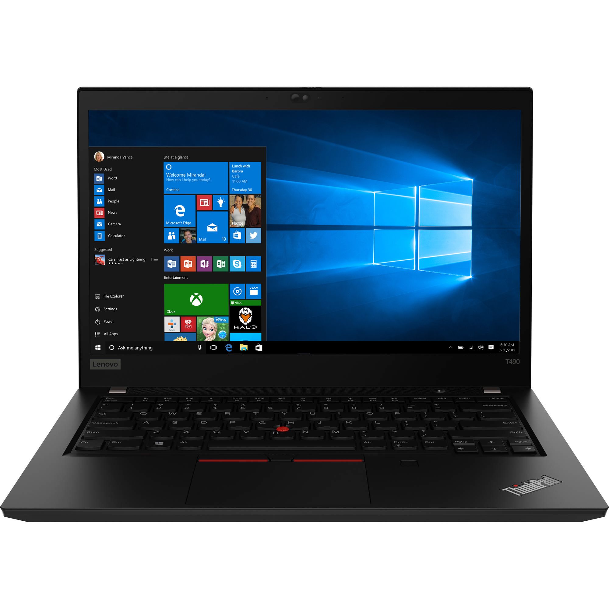 Laptop Lenovo ThinkPad E490, Intel Core i5-8265U, 14inch, RAM 8GB