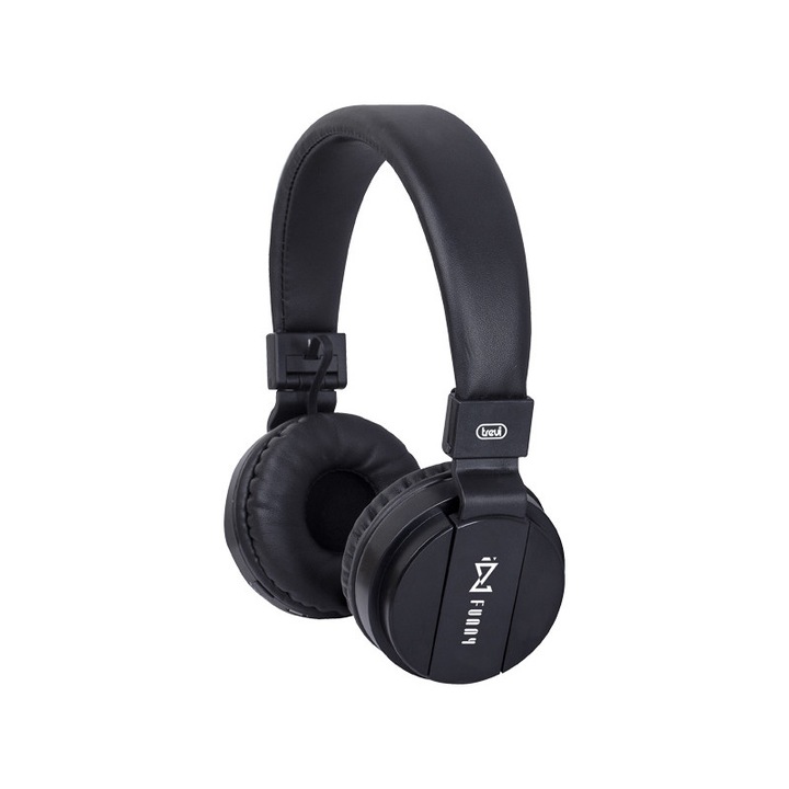 Trevi DJ Bluetooth Fejhallgató Mikrofonnal 1230, Fekete