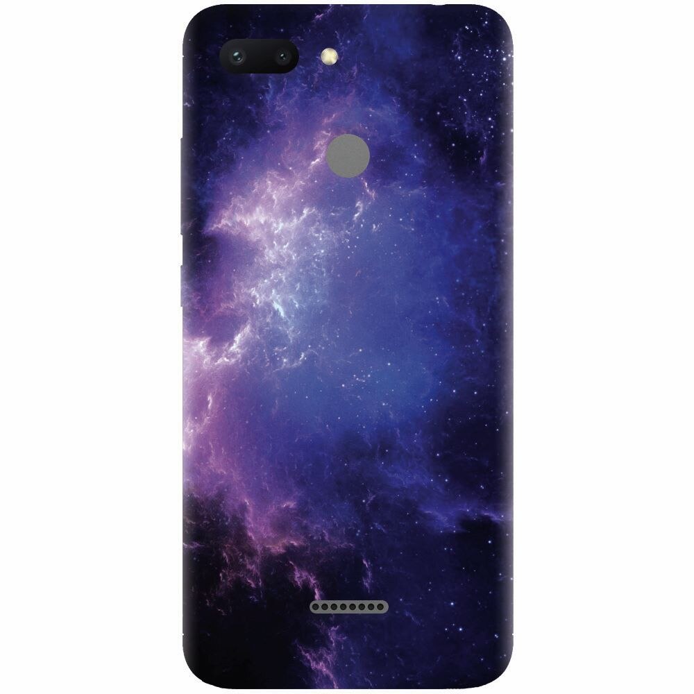 Husa silicon pentru Xiaomi Redmi 6, Purple Space Nebula