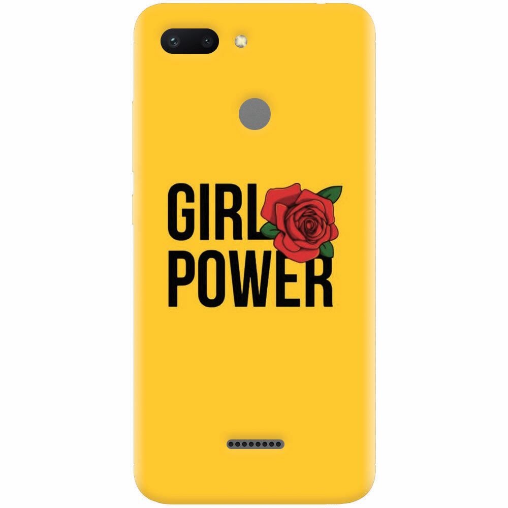 Husa silicon pentru Xiaomi Redmi 6, Girl Power