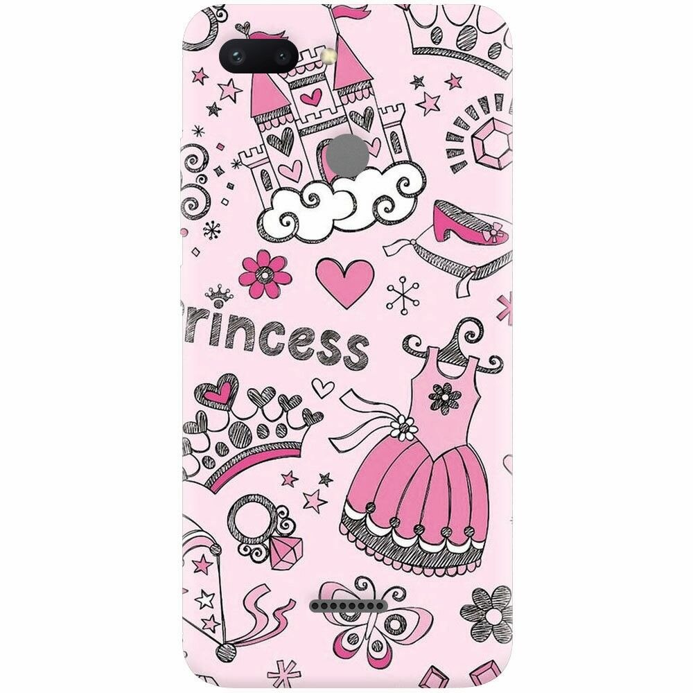 Husa silicon pentru Xiaomi Redmi 6, Princess