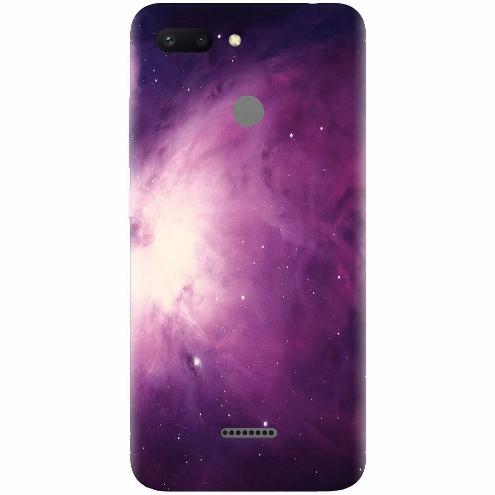 Husa silicon pentru Xiaomi Redmi 6, Purple Supernova Nebula Explosion