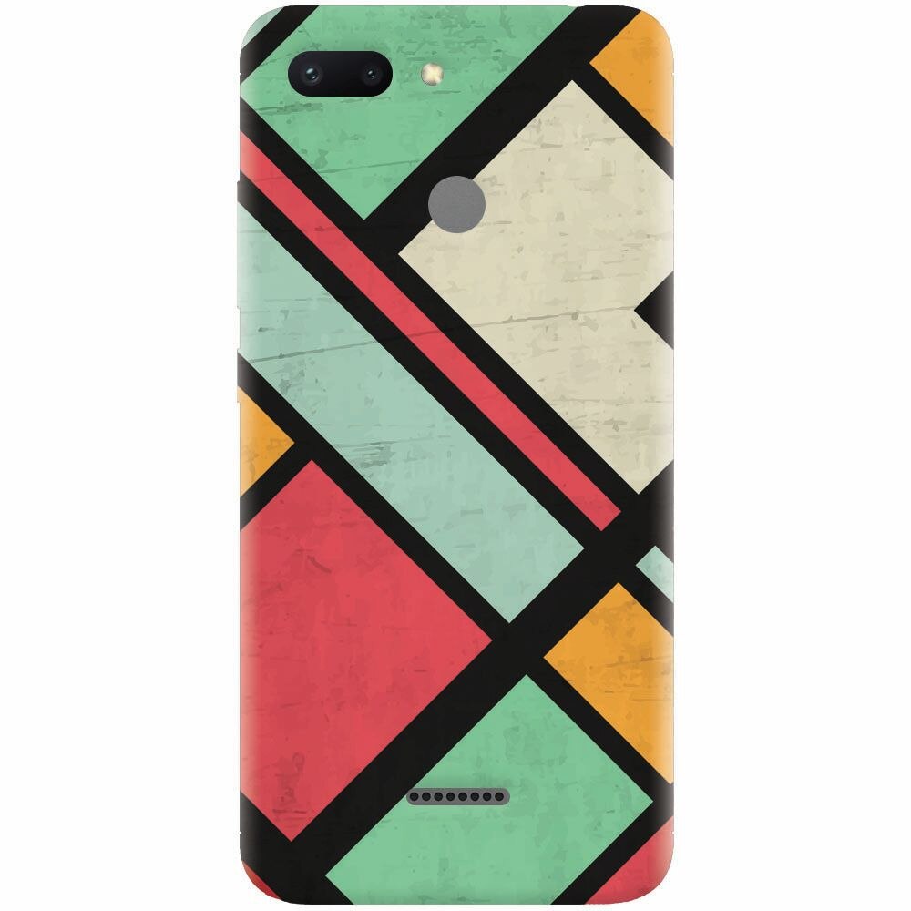 Husa silicon pentru Xiaomi Redmi 6, Retro Grunge