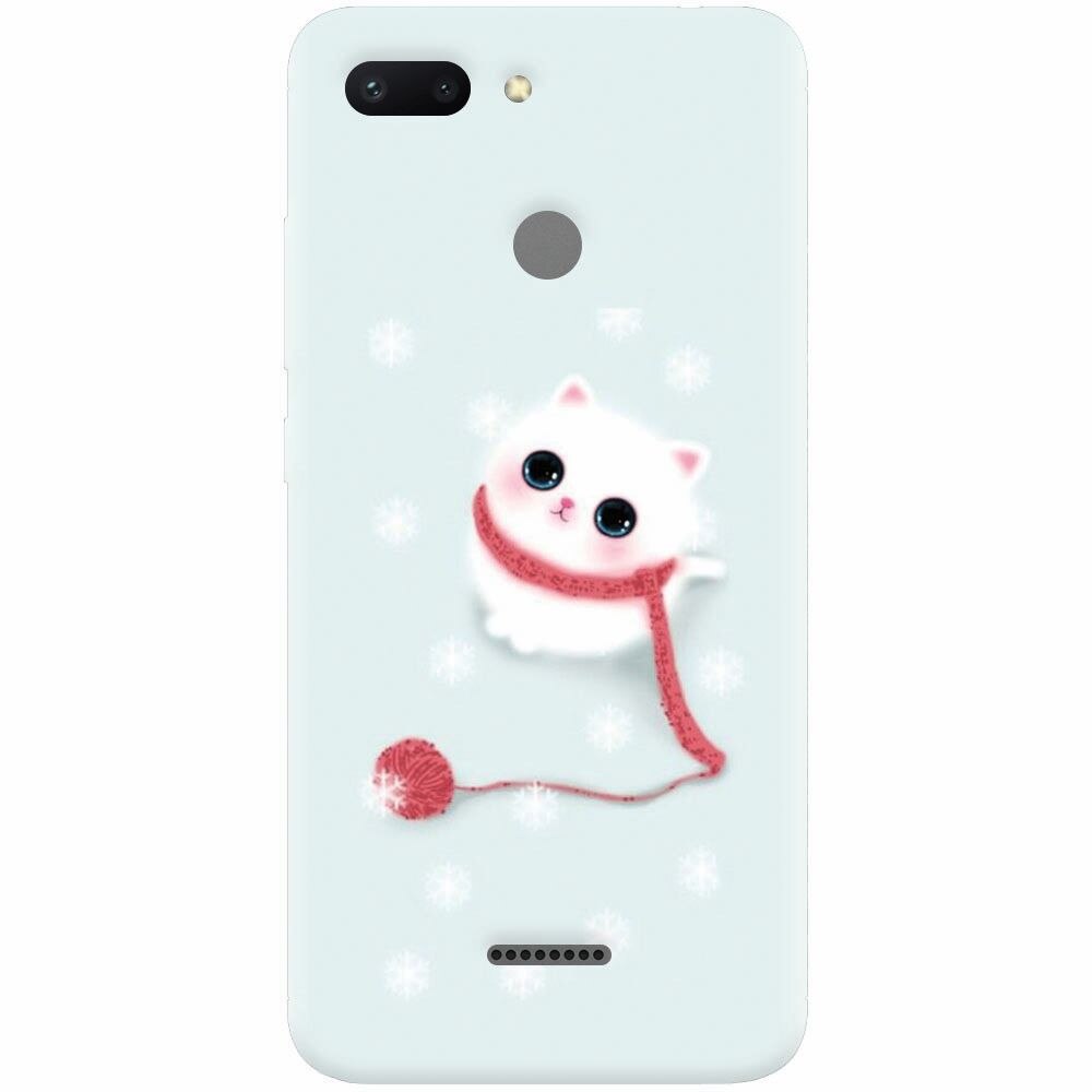Husa silicon pentru Xiaomi Redmi 6, Cute Cat