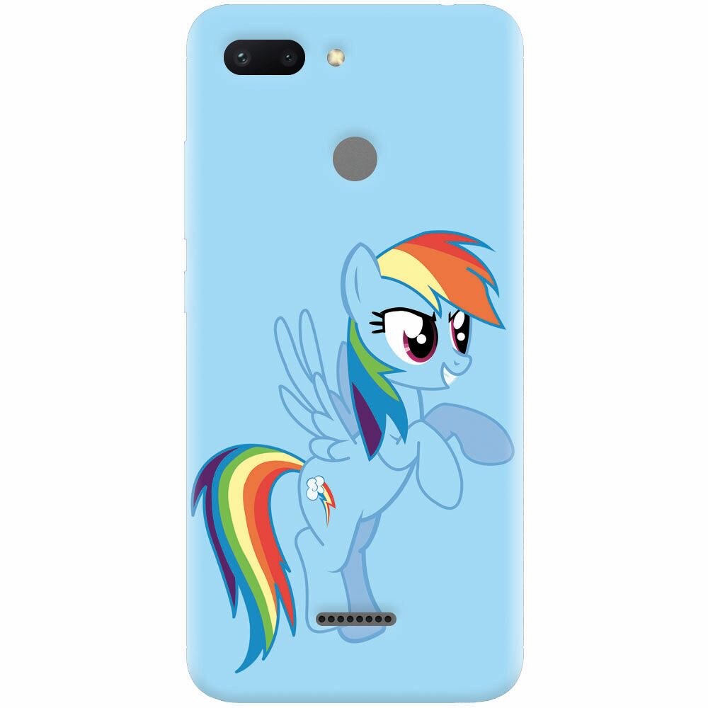 Husa silicon pentru Xiaomi Redmi 6, Rainbow Dash