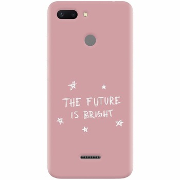 Husa silicon pentru Xiaomi Redmi 6, The Future Is Bright Husa silicon pentru Xiaomi Redmi 6, The Future Is Bright