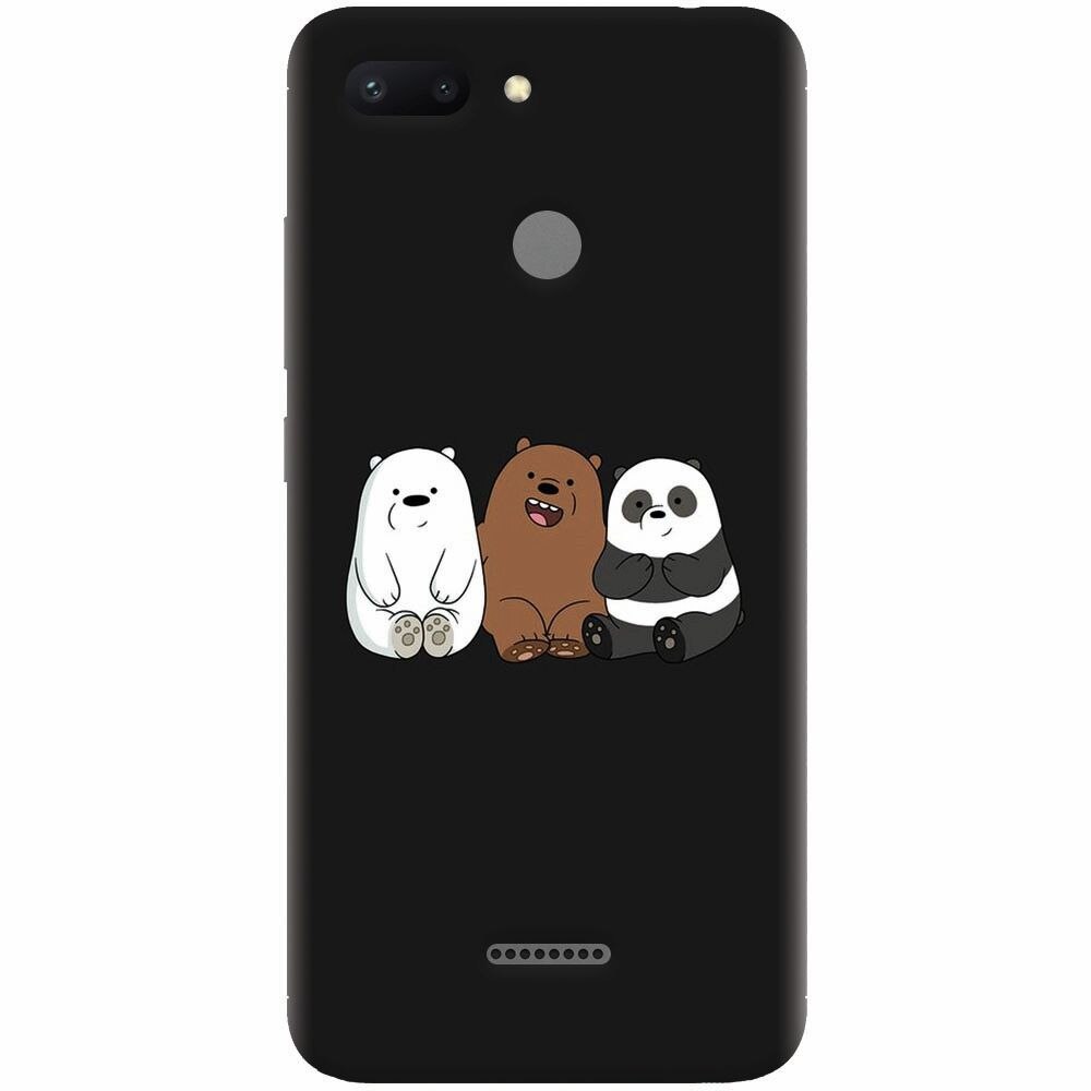 Husa silicon pentru Xiaomi Redmi 6, Bears
