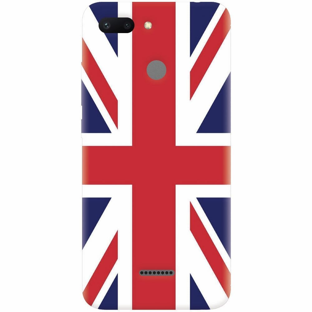Husa silicon pentru Xiaomi Redmi 6, UK Flag Illustration