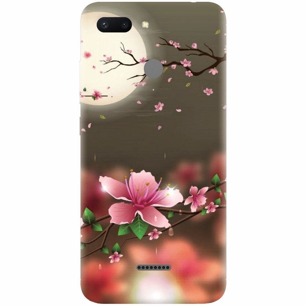 Husa silicon pentru Xiaomi Redmi 6, Flowers 101