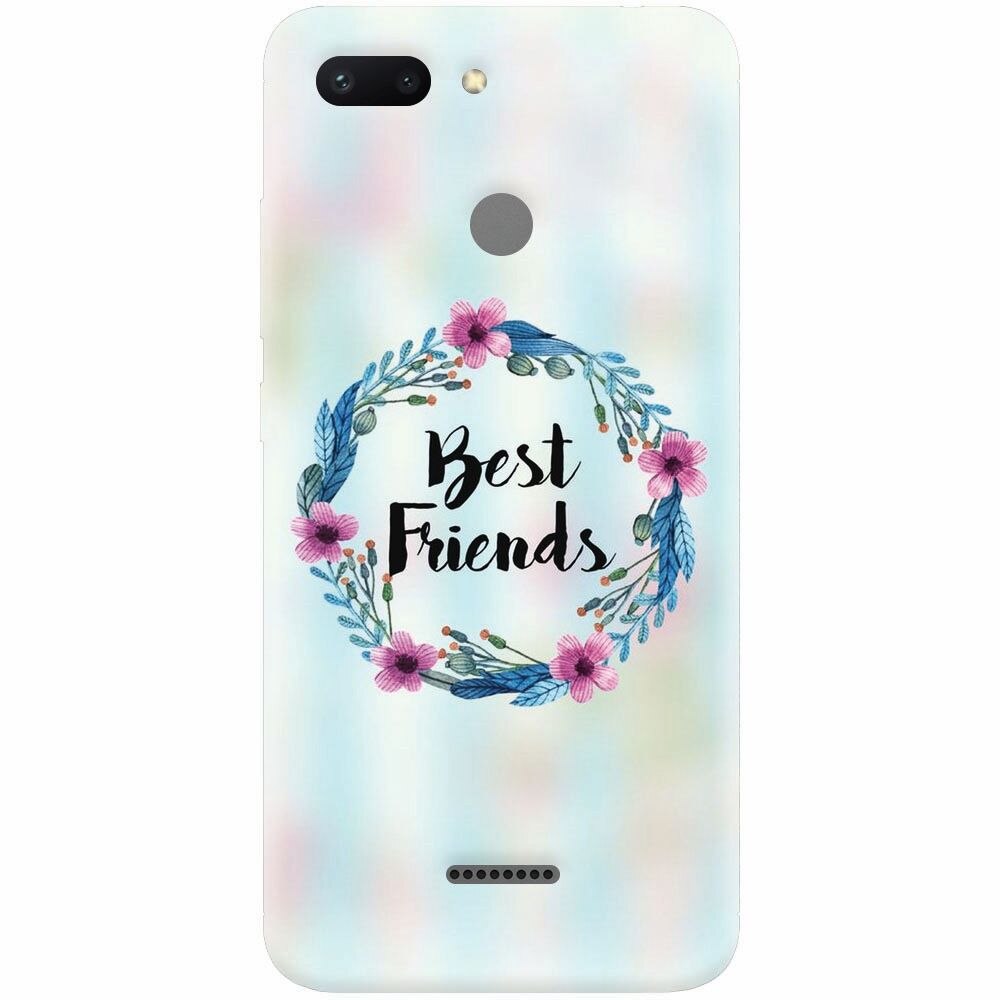 Husa silicon pentru Xiaomi Redmi 6, Best Friends 001