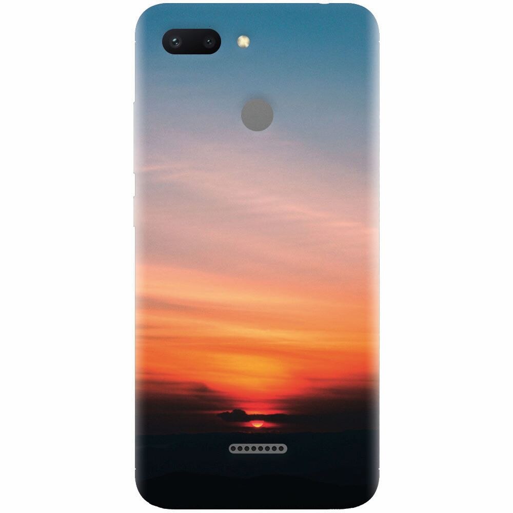 Husa silicon pentru Xiaomi Redmi 6, Calm Clouds