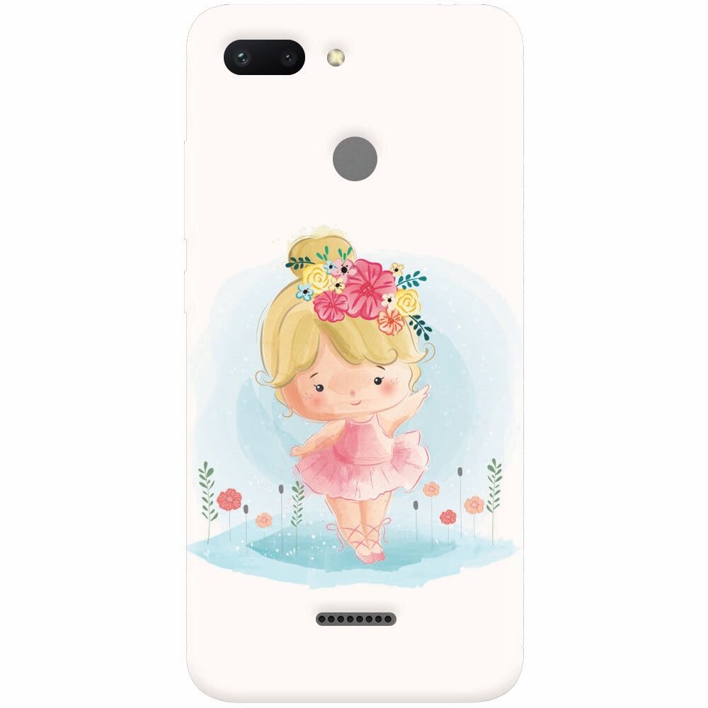 Husa silicon pentru Xiaomi Redmi 6, Balerina