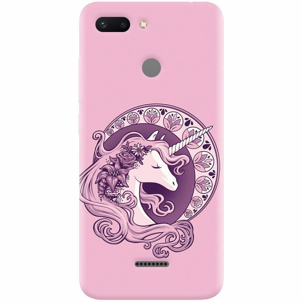 Husa silicon pentru Xiaomi Redmi 6, Purple Unicorn