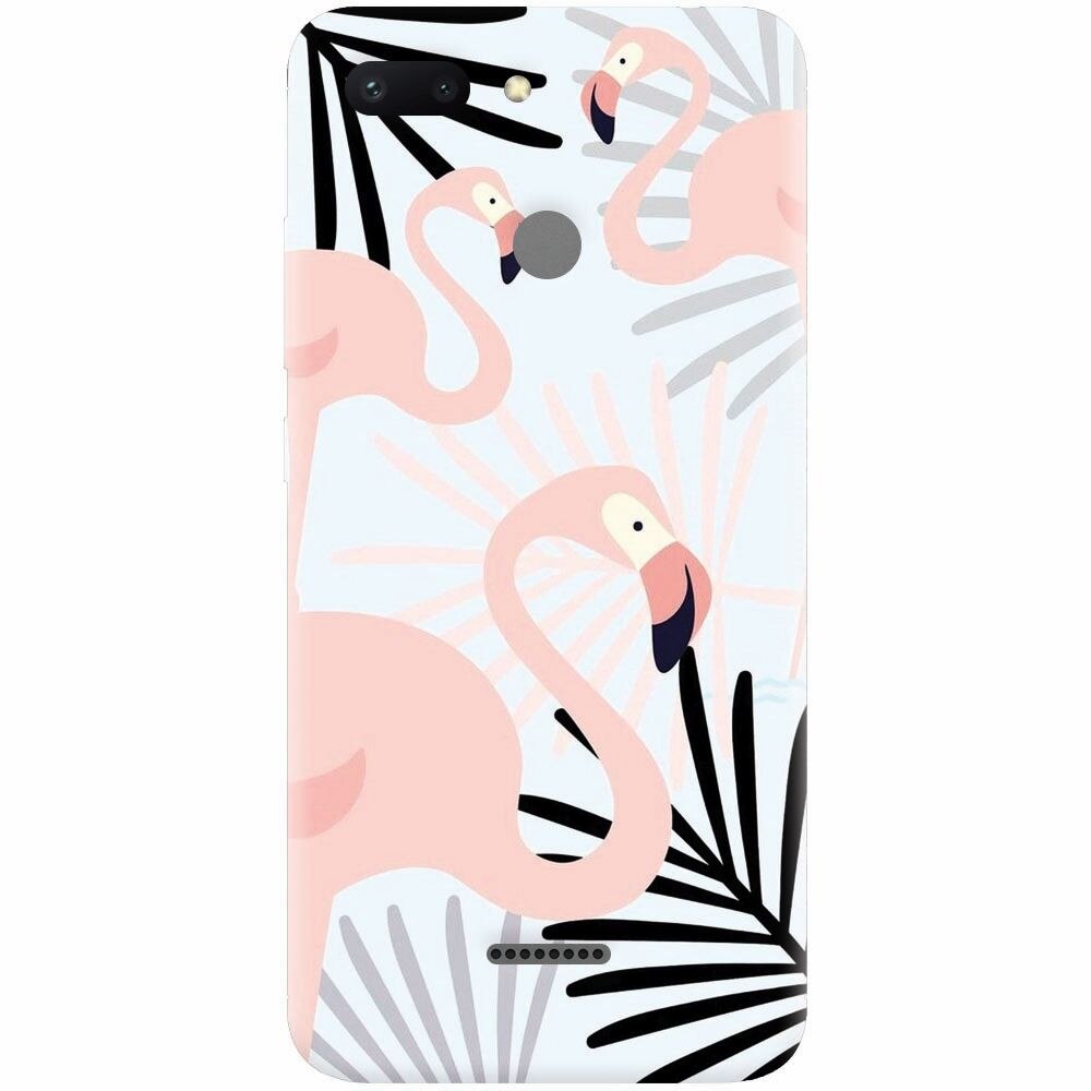 Husa silicon pentru Xiaomi Redmi 6, Flamingo