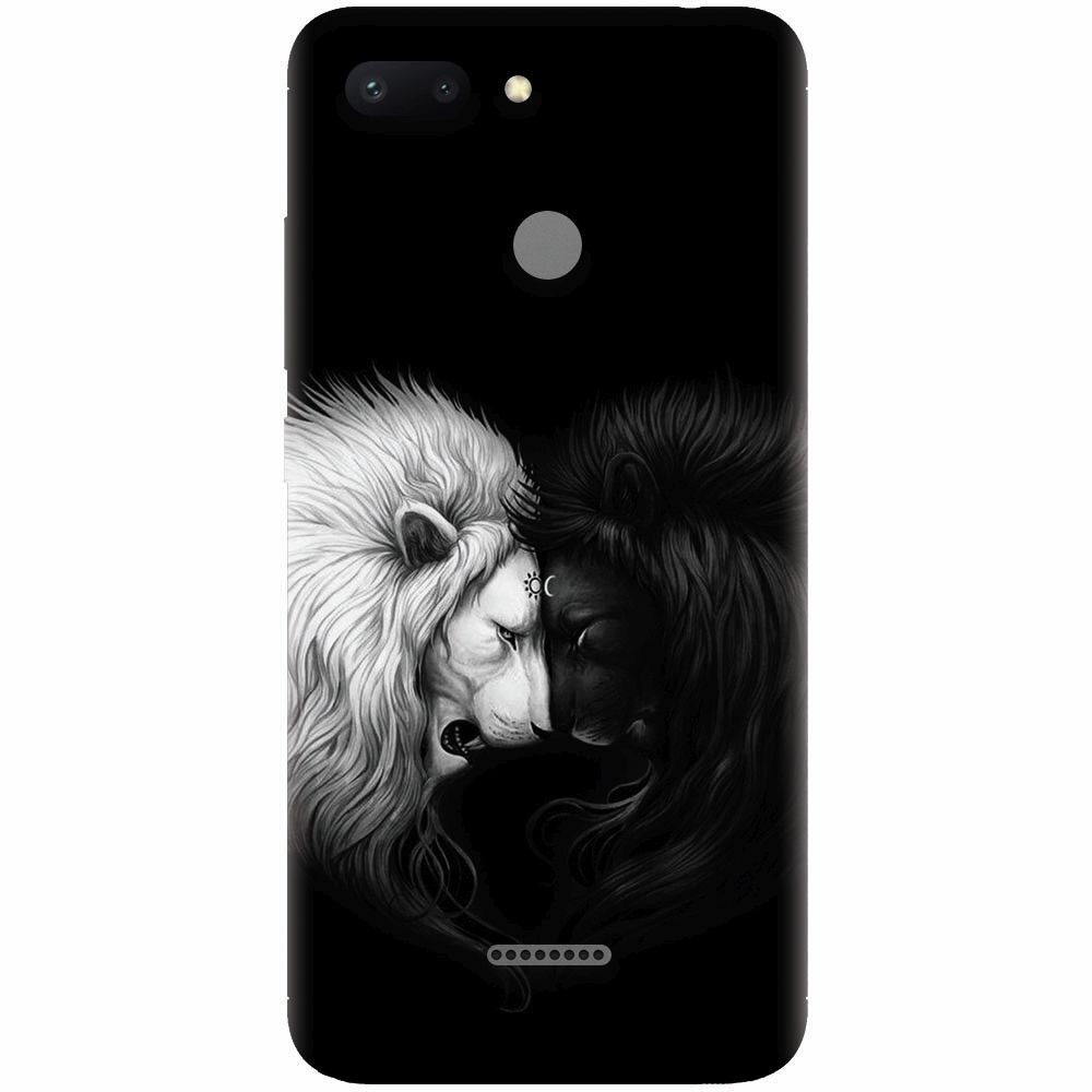 Husa silicon pentru Xiaomi Redmi 6, Lions