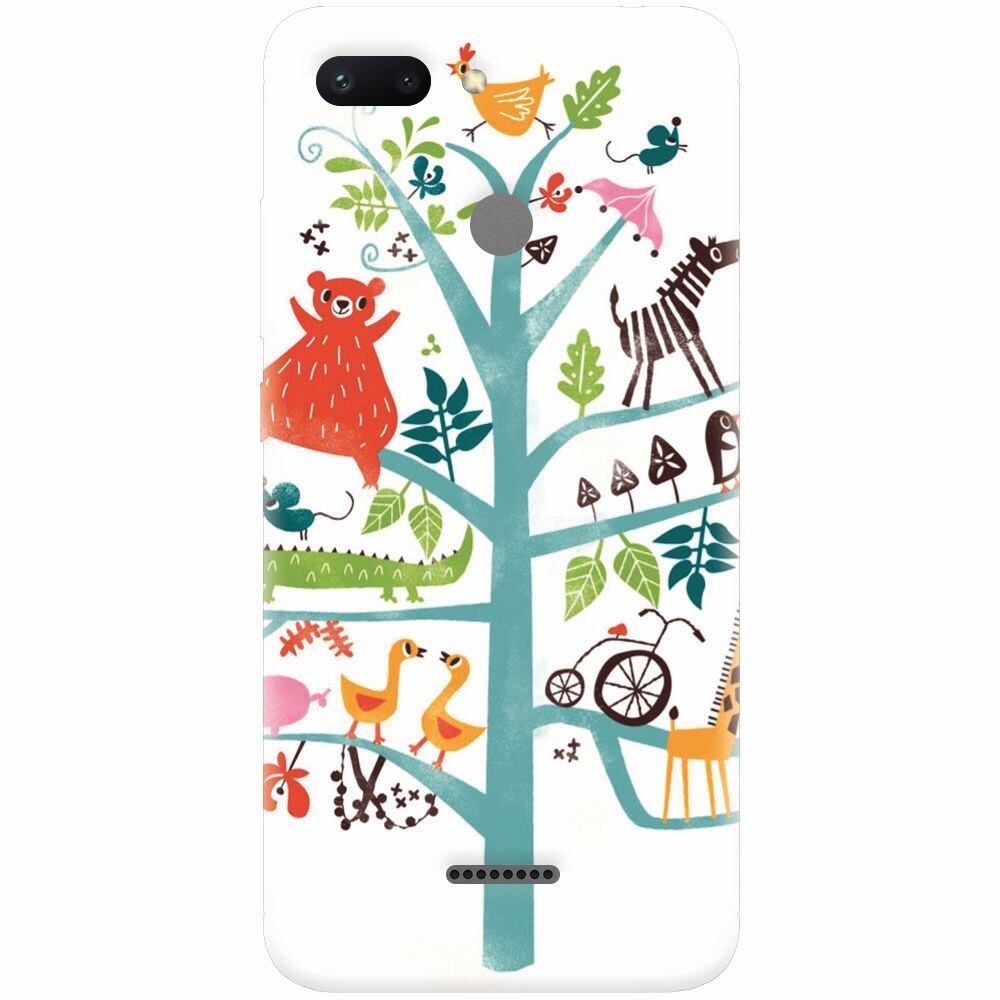 Husa silicon pentru Xiaomi Redmi 6, Tree