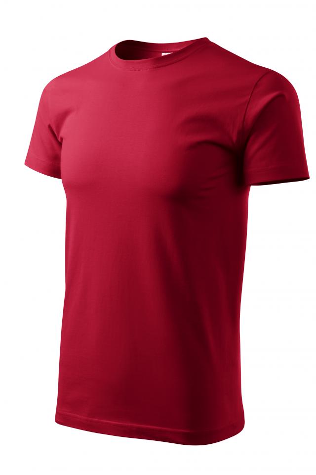 Tricou pentru barbati Basic, rosu marlboro, marime S